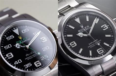 rolex air-king vs explorer|Rolex vs air king 3132.